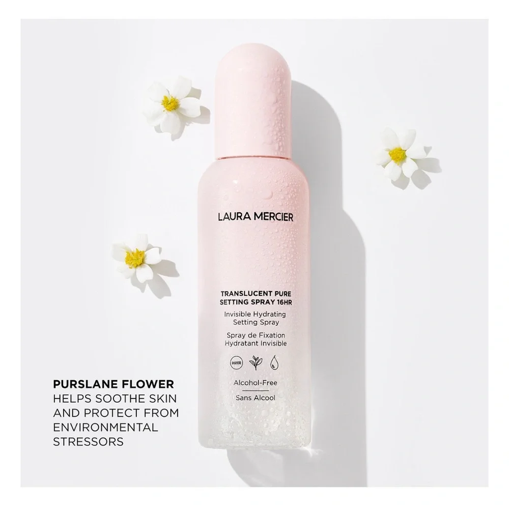 LAURA MERCIER Full-Size Translucent Pure Setting Spray 16HR 3.4oz NIB $40
